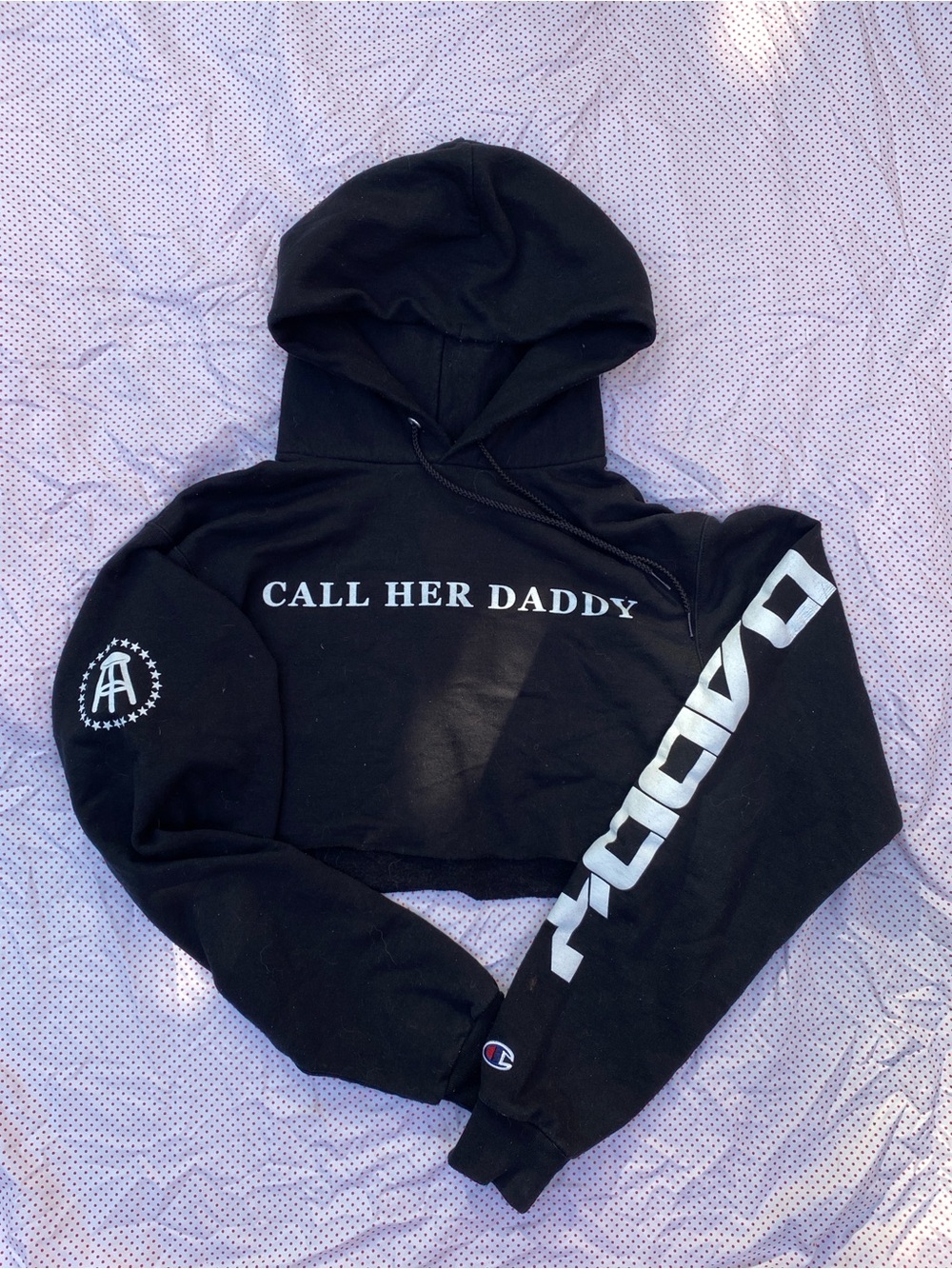 Alex Cooper Call Her Daddy Cropped Hoodie